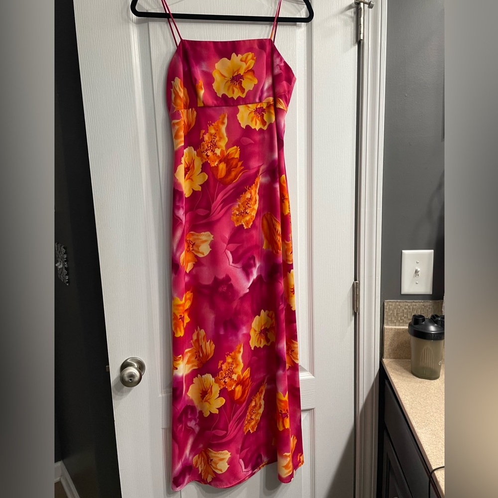 Floral Print Maxi Dress
